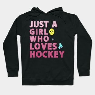 Hockey Girls Funny Ice Hockey Player Hockey girls Groovy Hoodie